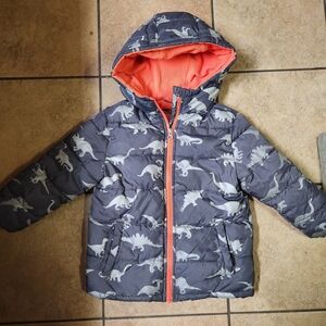Wonder Nation Kids Jacket with Orange Lining
